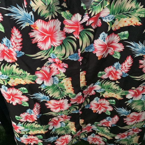 Men’s S/S Hawaiian Button Down Size L - Picture 3 of 5